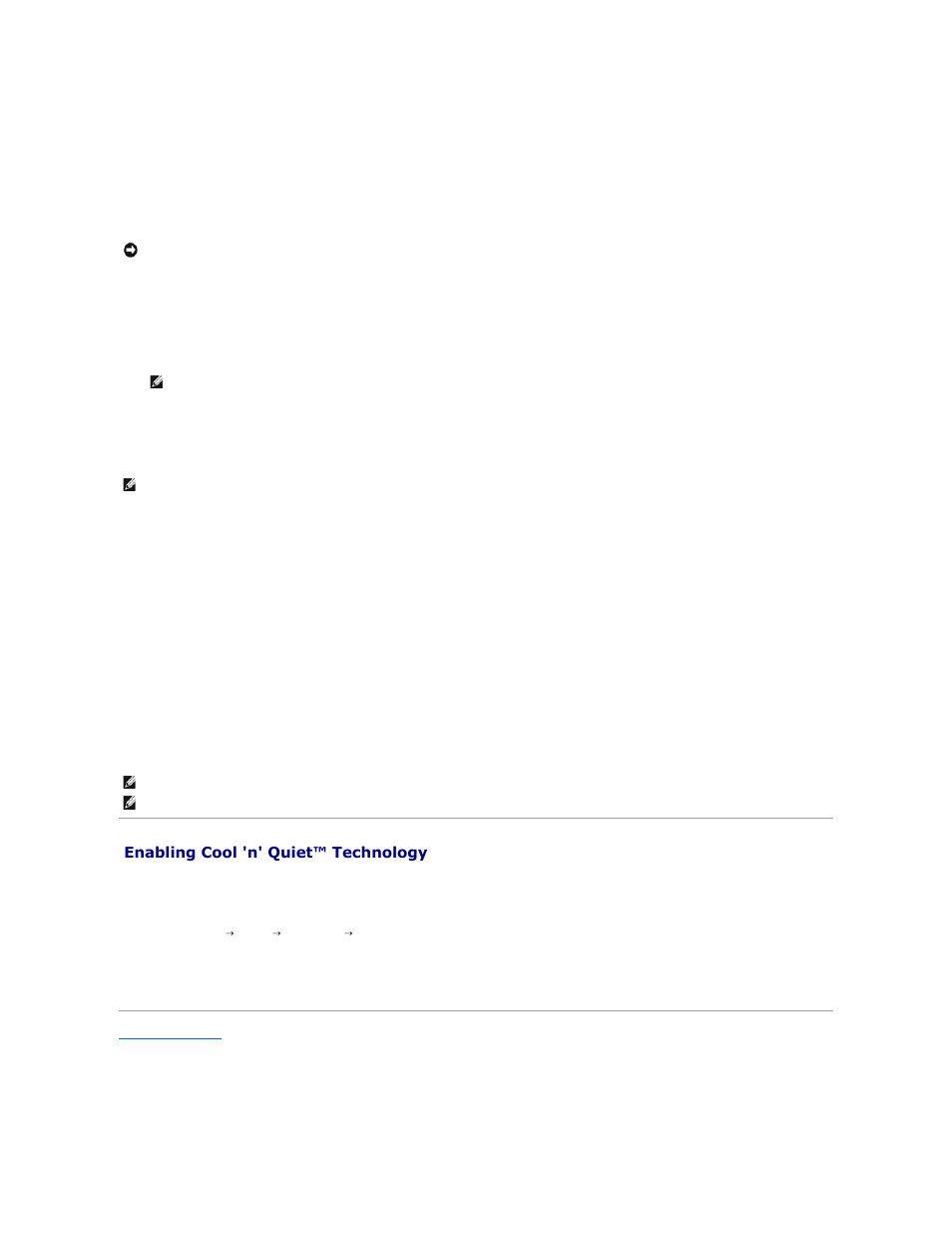 Enabling cool 'n' quiet™ technology | Dell OptiPlex 740 User Manual | Page 18 / 217