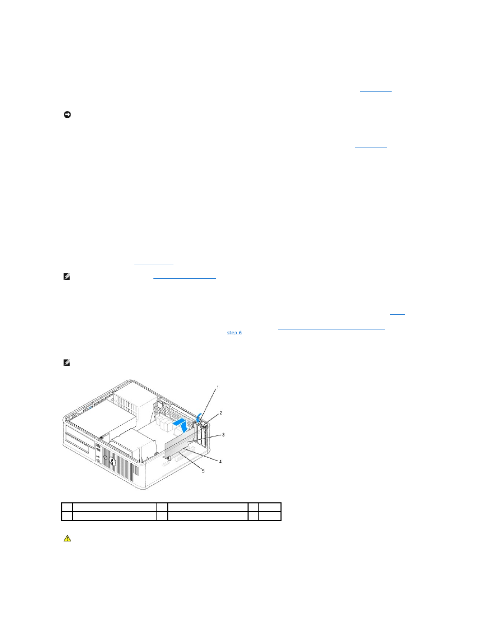 One low-profile pci express x16 card slot, Pci express and dvi cards | Dell OptiPlex 740 User Manual | Page 36 / 217