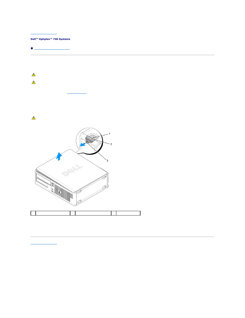 Removing the computer cover | Dell OptiPlex 740 User Manual | Page 68 / 217
