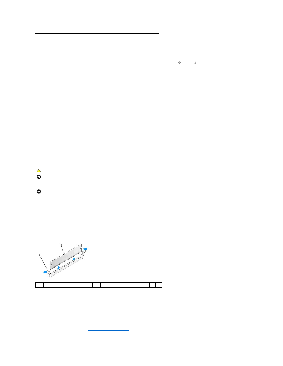 Removing memory | Dell OptiPlex 740 User Manual | Page 90 / 217