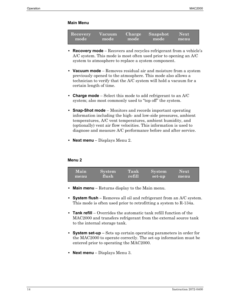 Bacharach 2072-0400 User Manual | Page 18 / 40