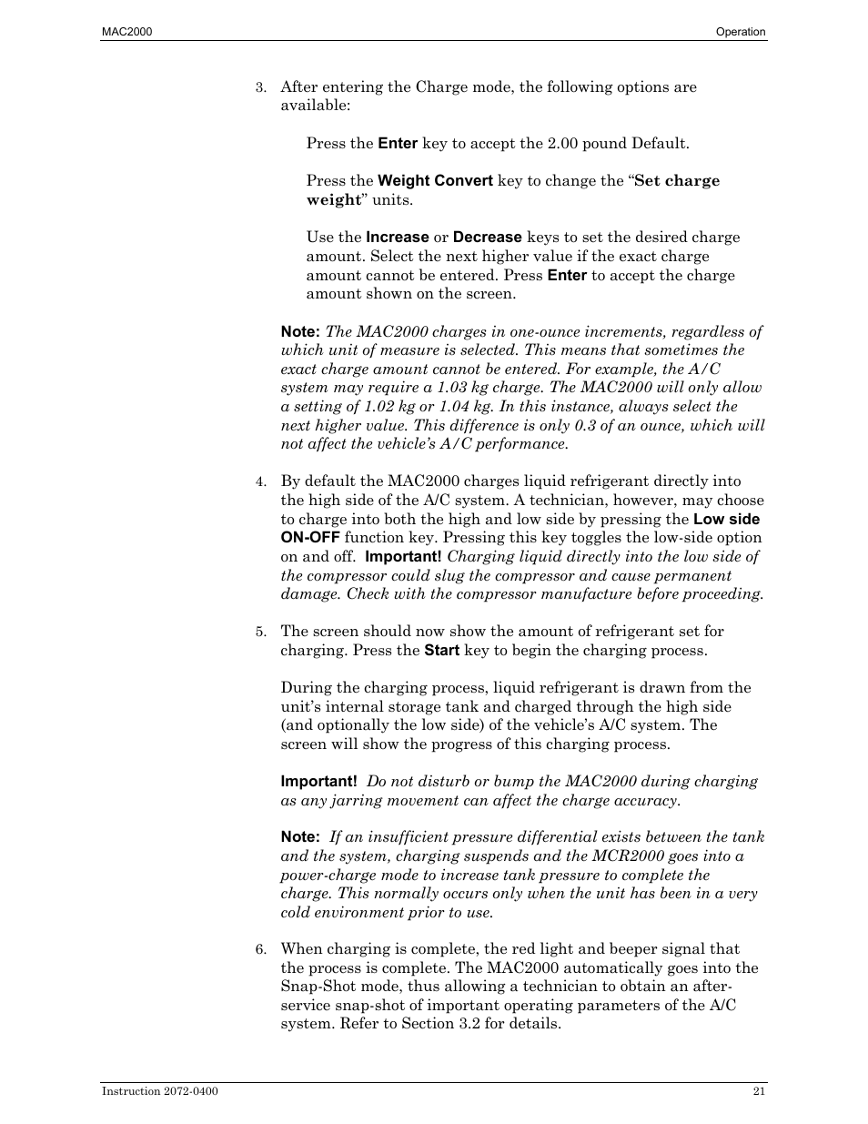 Bacharach 2072-0400 User Manual | Page 25 / 40
