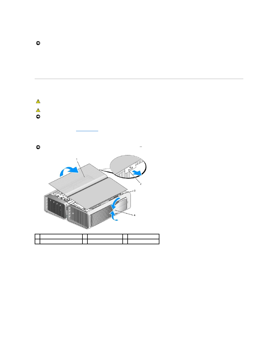 Removing the computer cover, Inside view of your computer | Dell XPS 710 User Manual | Page 36 / 105