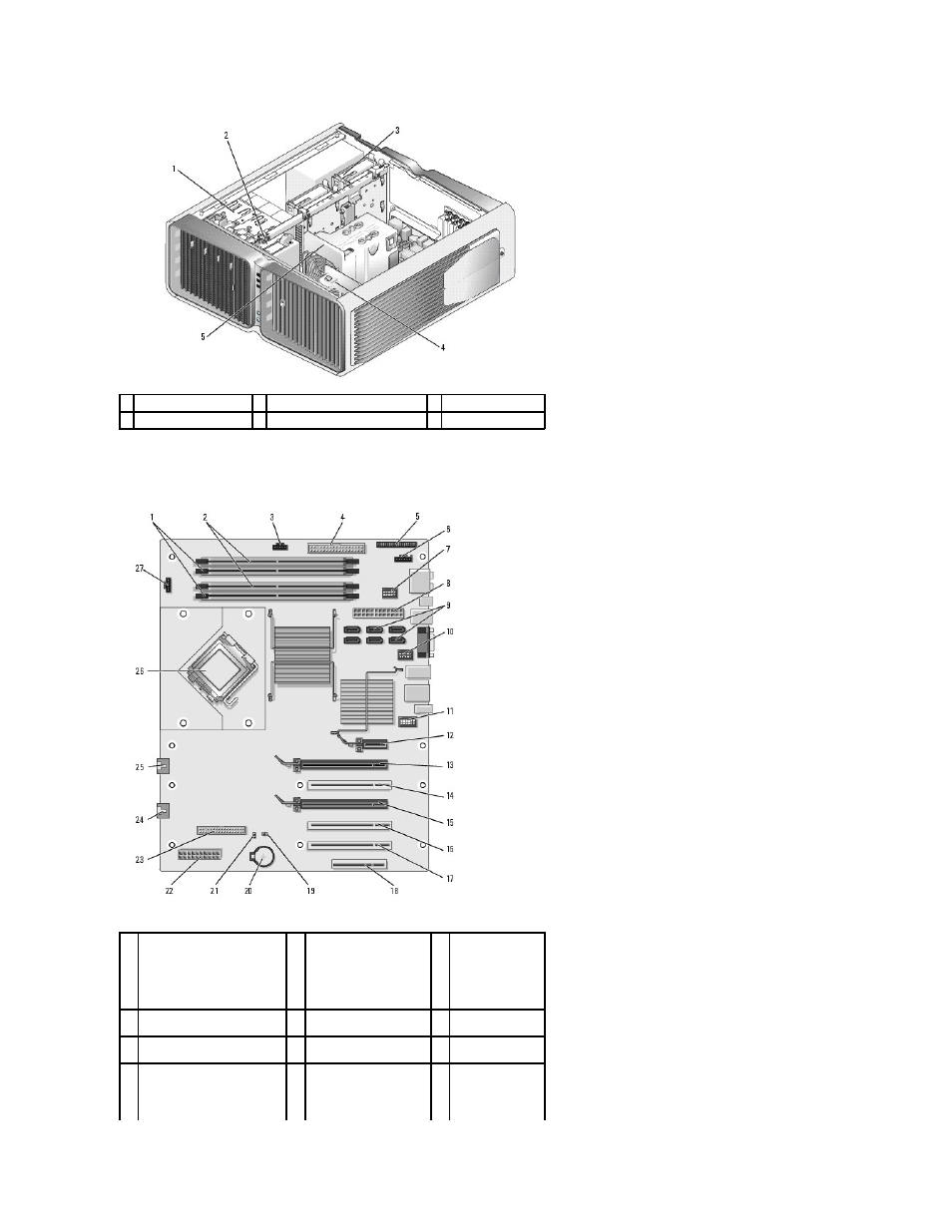 System board components | Dell XPS 710 User Manual | Page 37 / 105