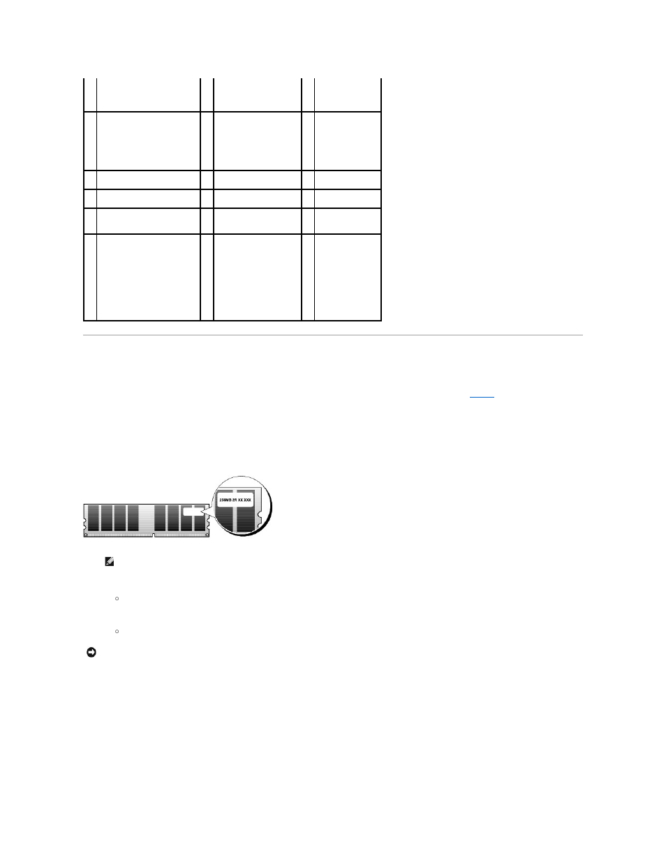 Memory | Dell XPS 710 User Manual | Page 38 / 105