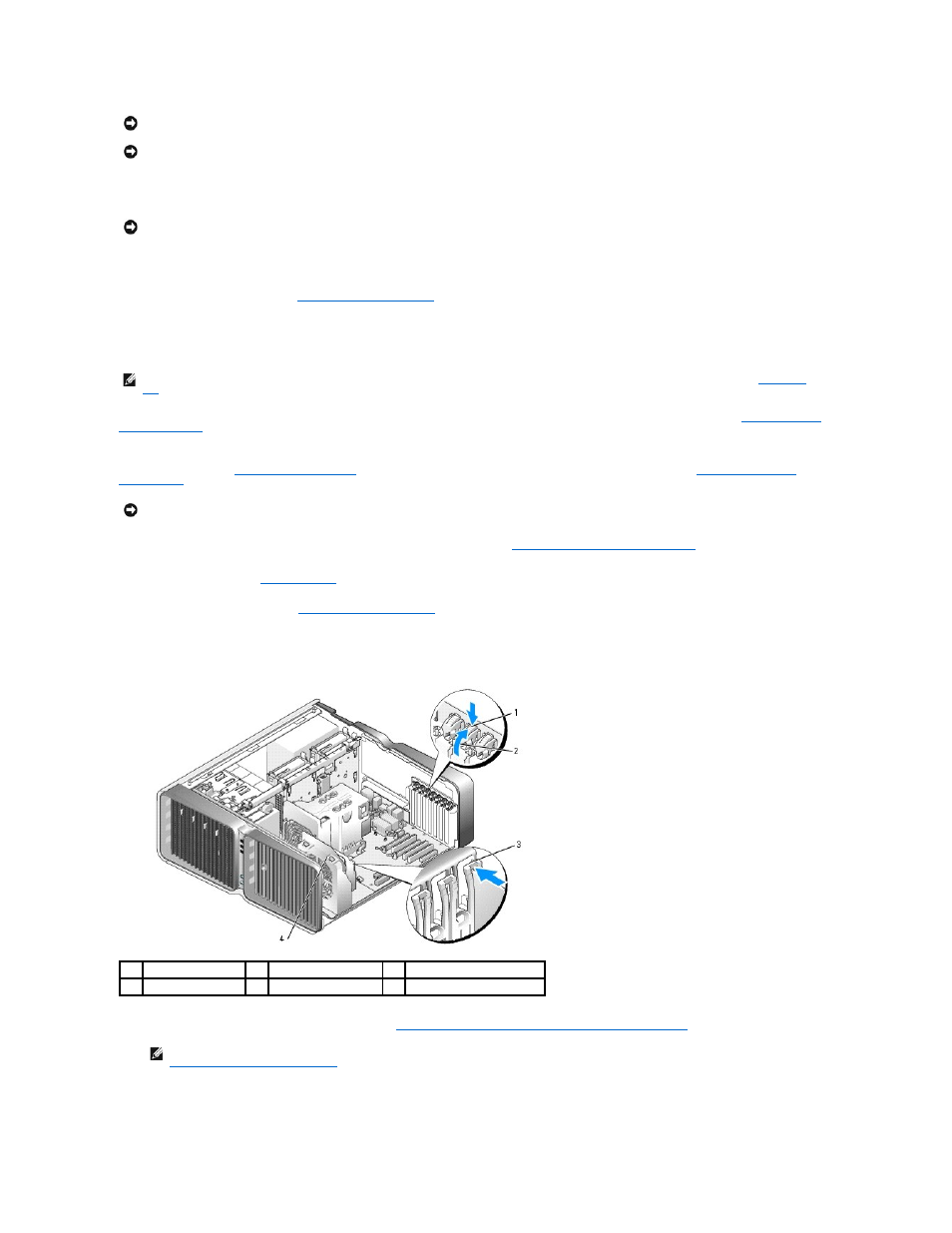 Graphics configuration, see | Dell XPS 710 User Manual | Page 46 / 105