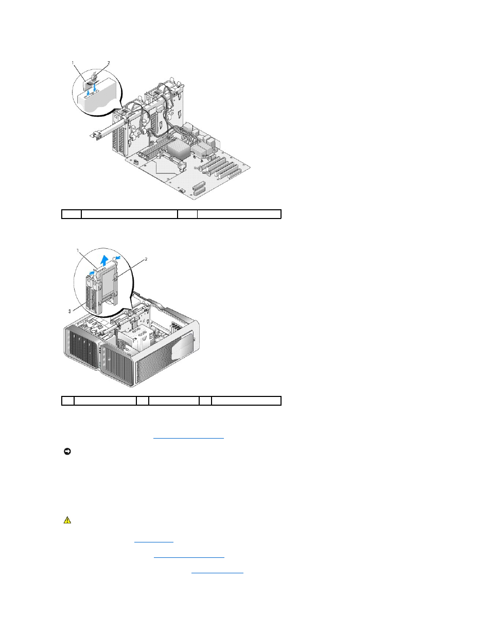 Installing a hard drive | Dell XPS 710 User Manual | Page 50 / 105