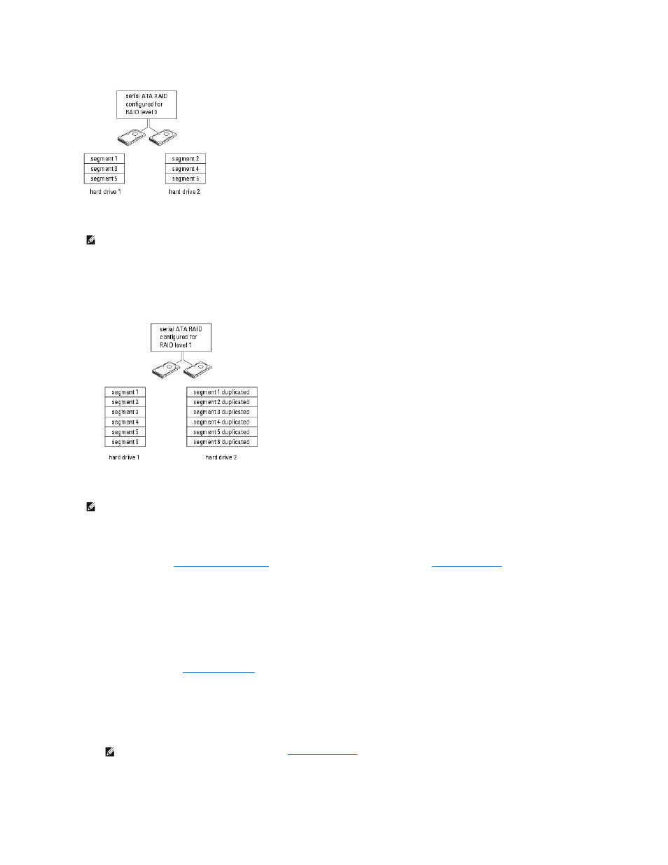 Raid level 1 configuration, Configuring your hard drives for raid | Dell XPS 710 User Manual | Page 75 / 105