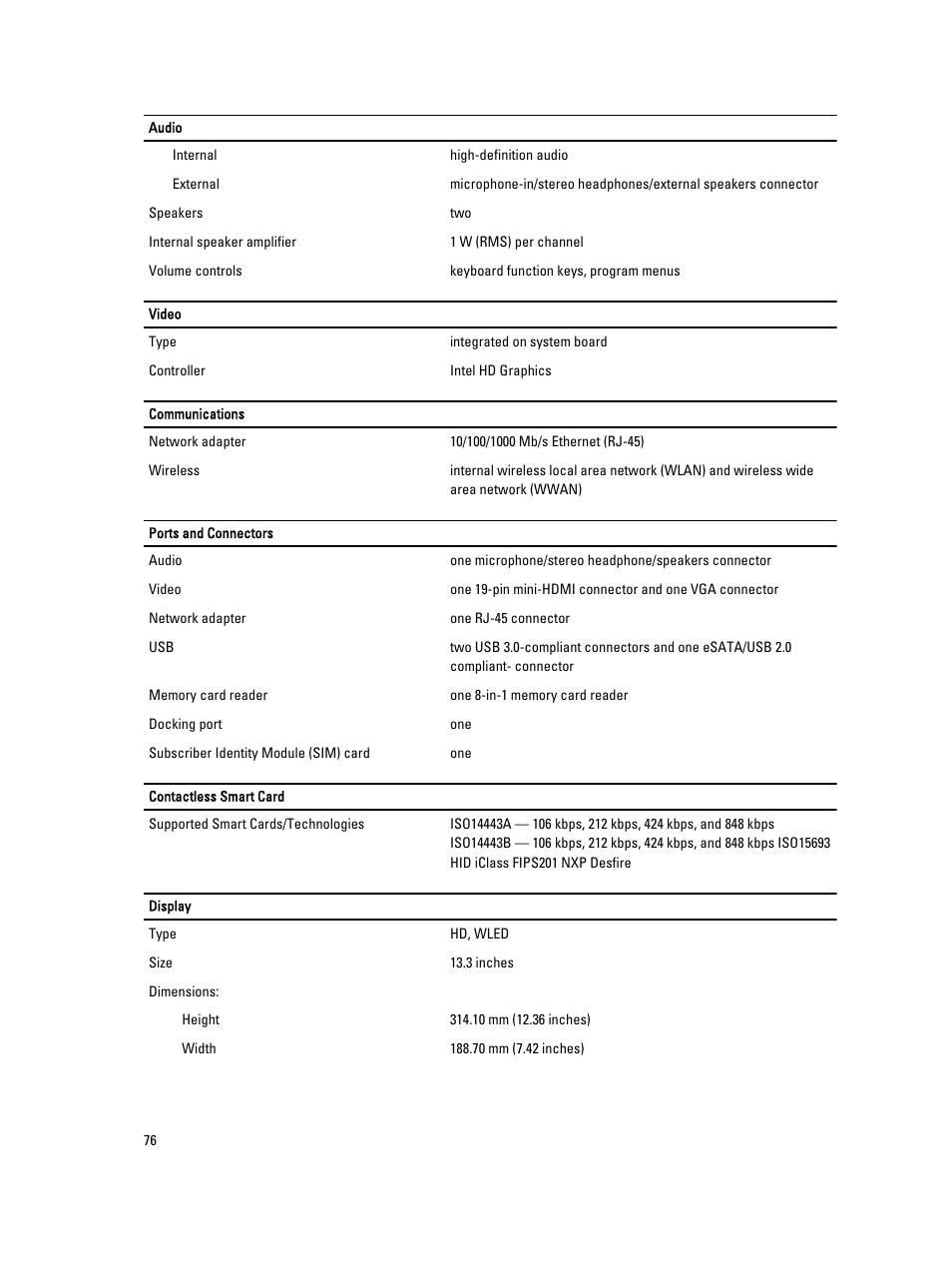 Dell Latitude E6430s (Mid 2012) User Manual | Page 76 / 81