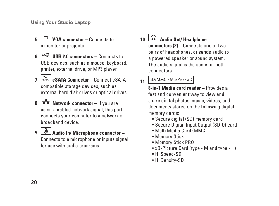 Dell Studio 1537 (Late 2008) User Manual | Page 22 / 84