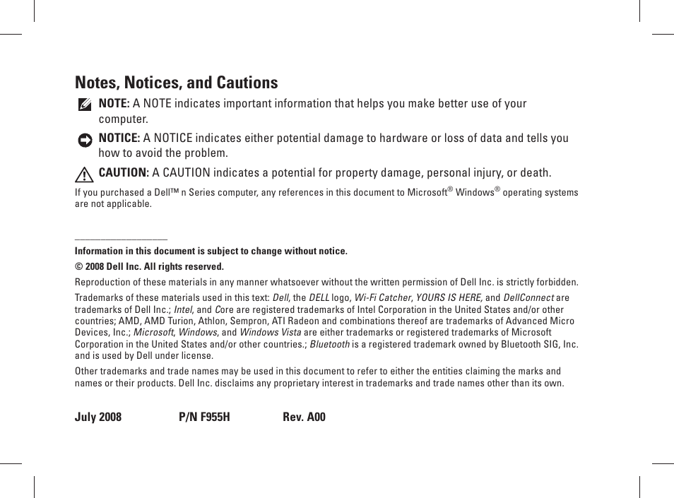 Dell Studio 1537 (Late 2008) User Manual | Page 4 / 84