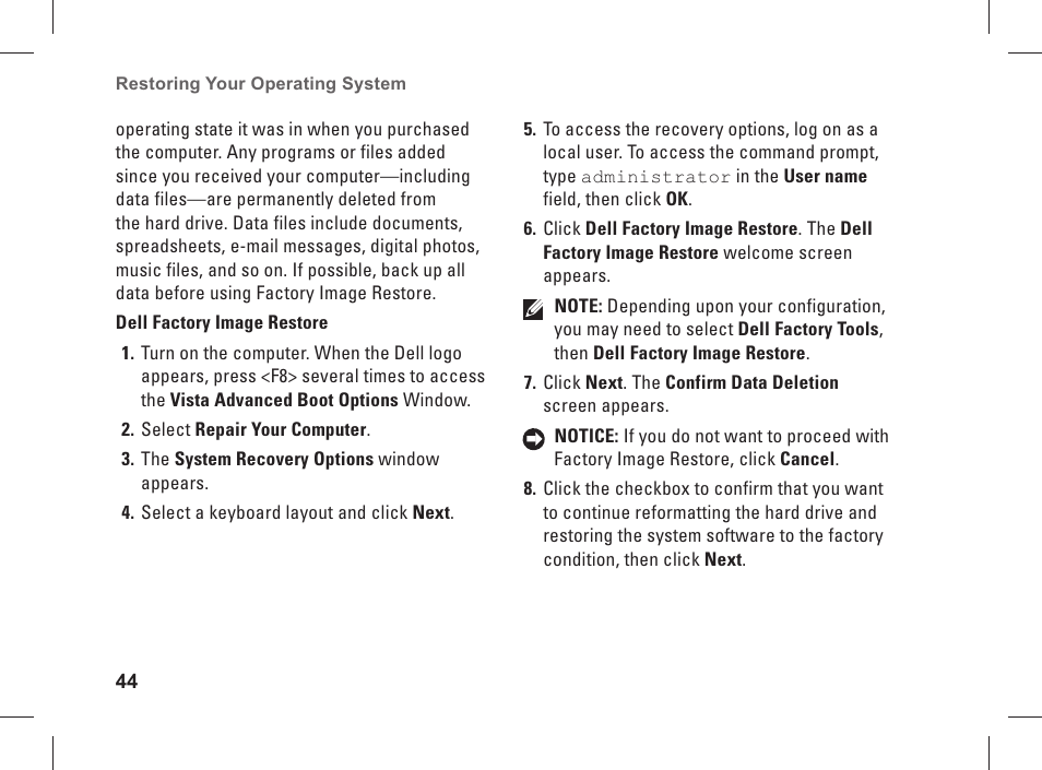 Dell Studio 1537 (Late 2008) User Manual | Page 46 / 84