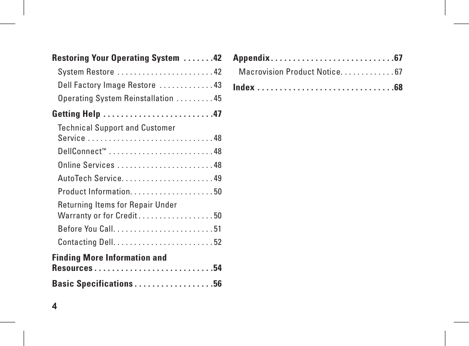 Dell Studio 1537 (Late 2008) User Manual | Page 6 / 84