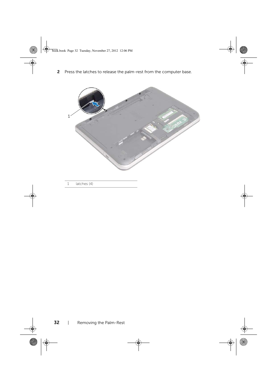 Dell Inspiron 14R (5421, Early 2013) User Manual | Page 32 / 71