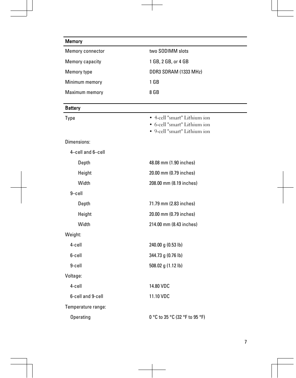 Dell Latitude E6420 (Early 2011) User Manual | Page 7 / 10