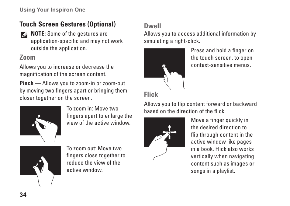 Dell Inspiron One 2205 (Mid 2010) User Manual | Page 36 / 86