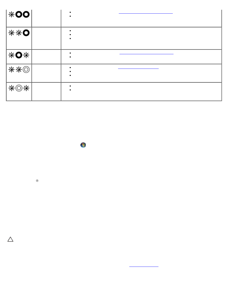 Hardware troubleshooter, Dell diagnostics, When to use the dell diagnostics | Dell Vostro 1710 (Early 2008) User Manual | Page 3 / 69
