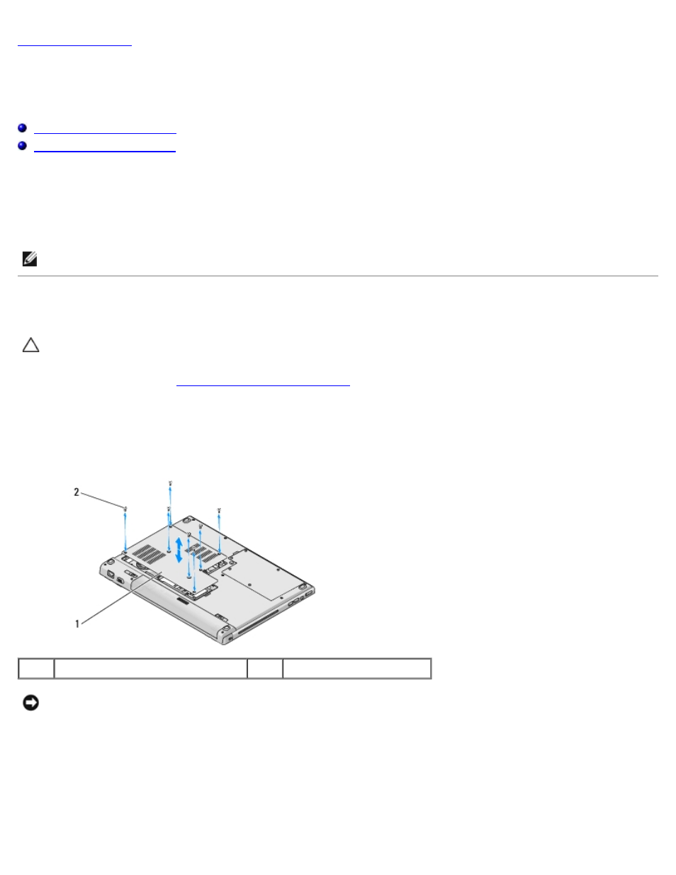 Memory : dell vostro 1710 service manual, Memory, Removing a | Memory module, Removing a memory module | Dell Vostro 1710 (Early 2008) User Manual | Page 30 / 69