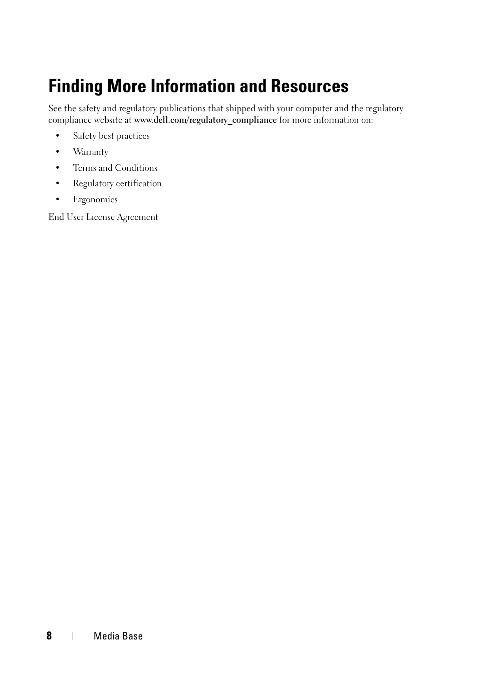 Finding more information and resources | Dell Latitude XT3 (Mid 2011) User Manual | Page 10 / 36