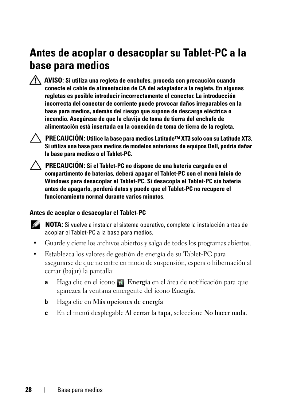 Dell Latitude XT3 (Mid 2011) User Manual | Page 30 / 36