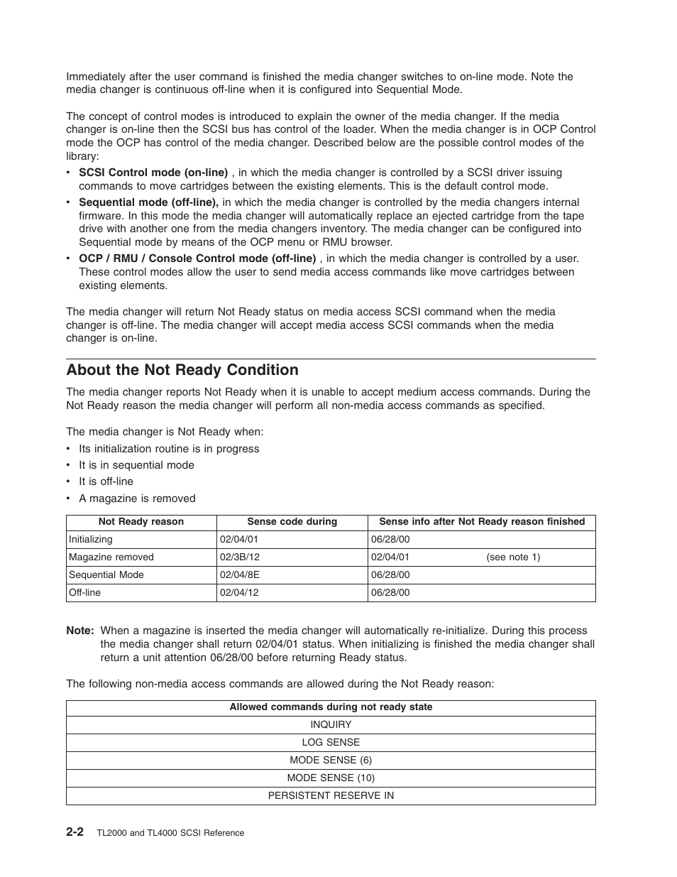 About the not ready condition, About, Ready | Condition | Dell PowerVault TL2000 User Manual | Page 10 / 116