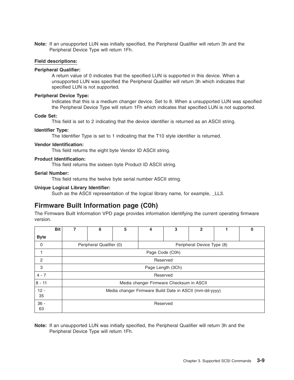 Firmware, Built, Information | C0h), Page | Dell PowerVault TL2000 User Manual | Page 23 / 116