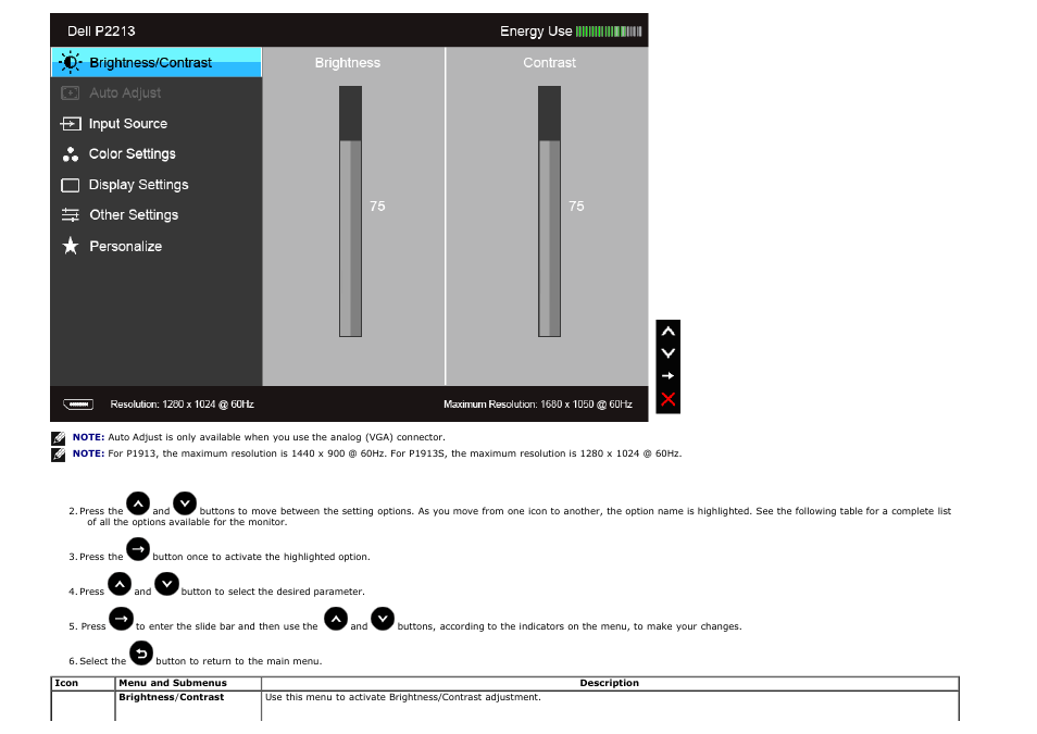 Dell P1913 Monitor User Manual | Page 33 / 59