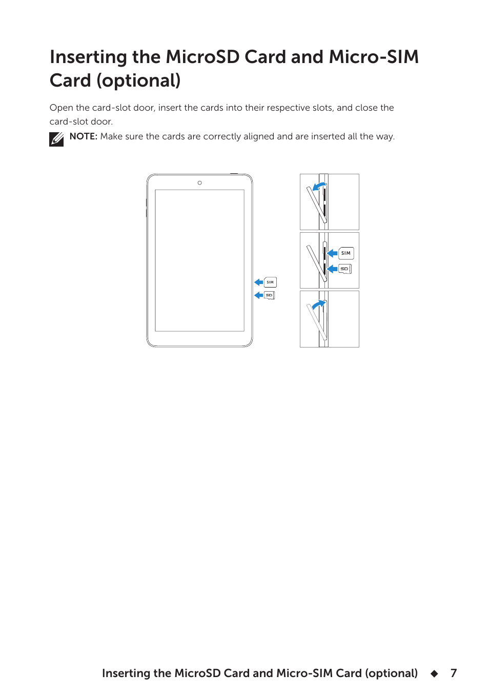 Dell Venue 7 User Manual | Page 7 / 28