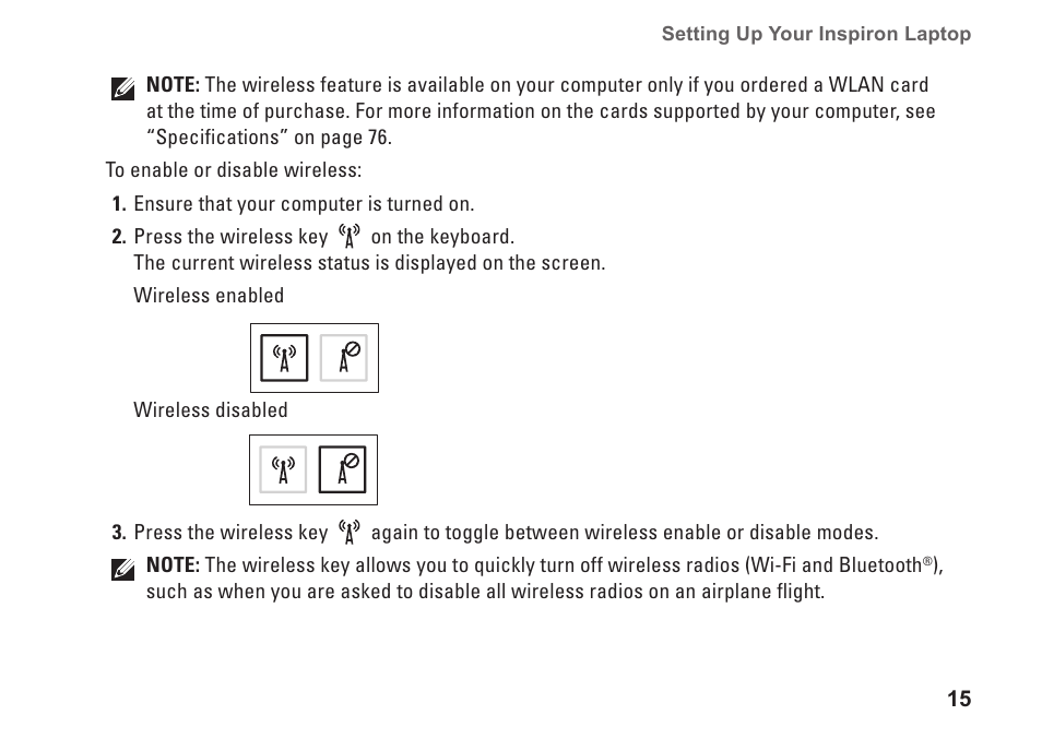 Dell Inspiron M301Z (Mid 2010) User Manual | Page 17 / 90