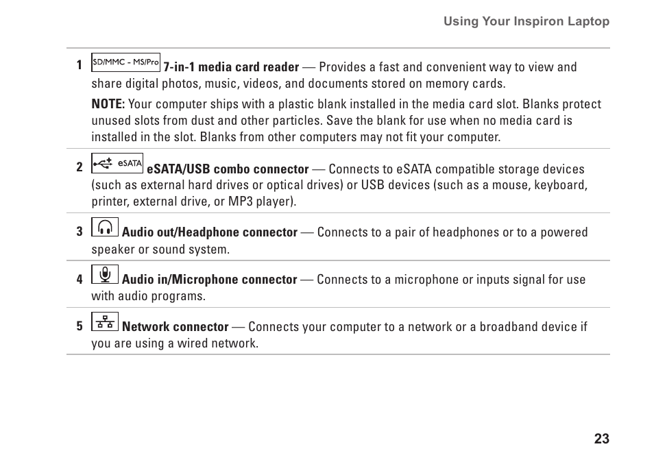 Dell Inspiron M301Z (Mid 2010) User Manual | Page 25 / 90