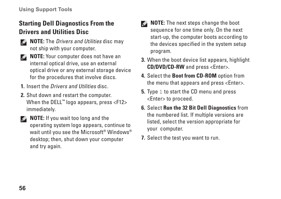 Dell Inspiron M301Z (Mid 2010) User Manual | Page 58 / 90