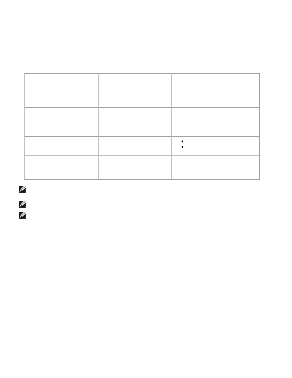 Paper specifications | Dell 1600n Multifunction Mono Laser Printer User Manual | Page 172 / 188