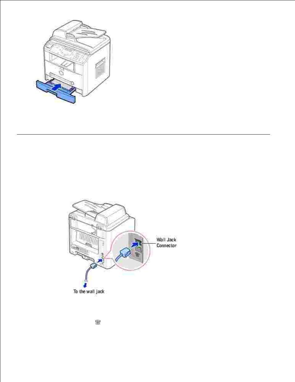 Connecting the telephone line, Making connections | Dell 1600n Multifunction Mono Laser Printer User Manual | Page 21 / 188