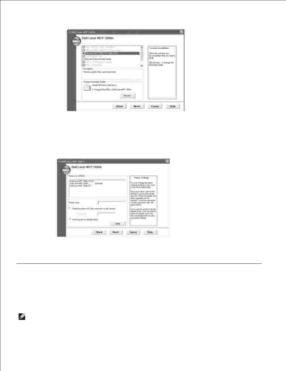 Uninstalling software | Dell 1600n Multifunction Mono Laser Printer User Manual | Page 33 / 188