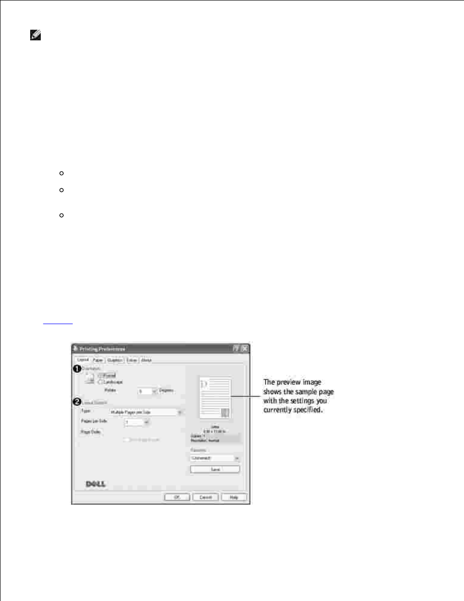 Layout tab | Dell 1600n Multifunction Mono Laser Printer User Manual | Page 60 / 188