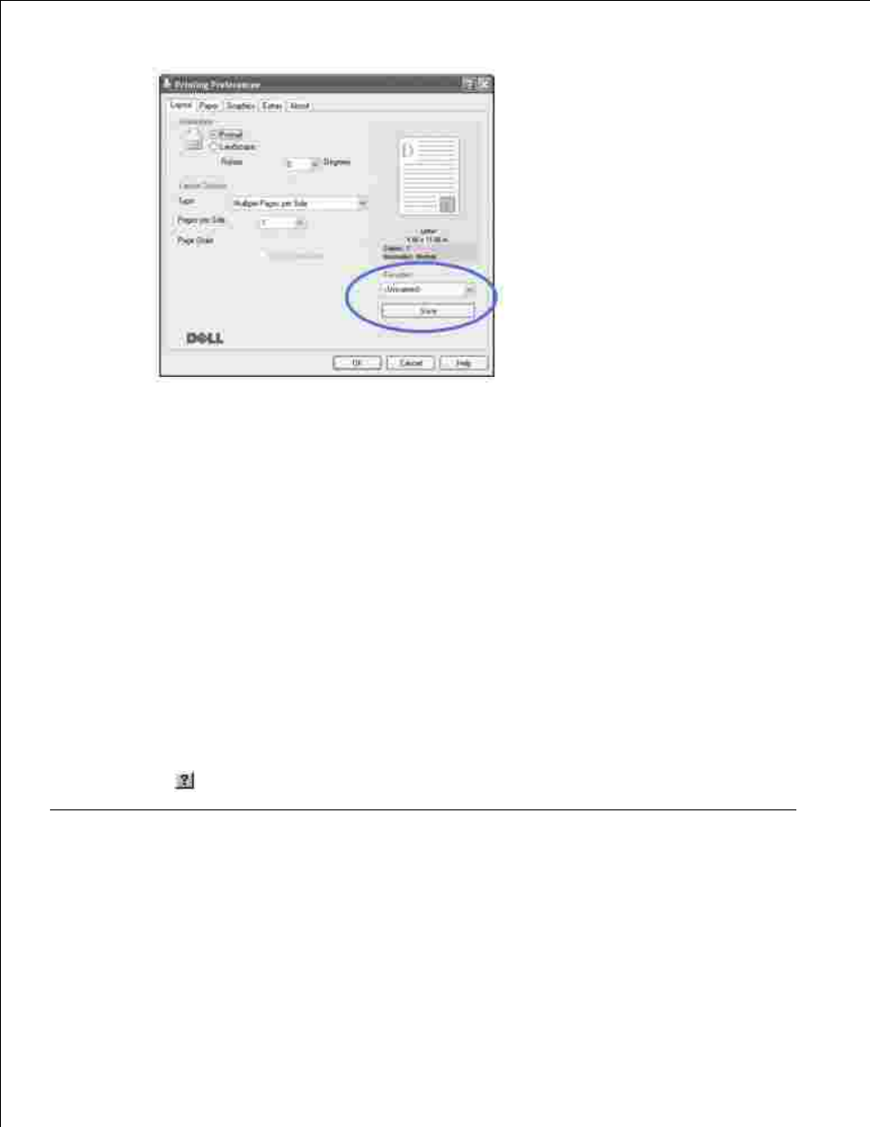 Using help, Printing multiple pages on one sheet of the paper | Dell 1600n Multifunction Mono Laser Printer User Manual | Page 66 / 188