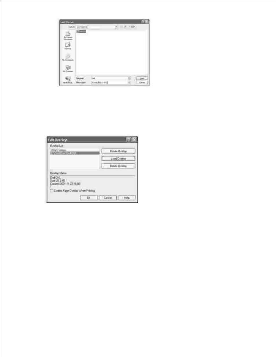 Deleting a page overlay | Dell 1600n Multifunction Mono Laser Printer User Manual | Page 78 / 188