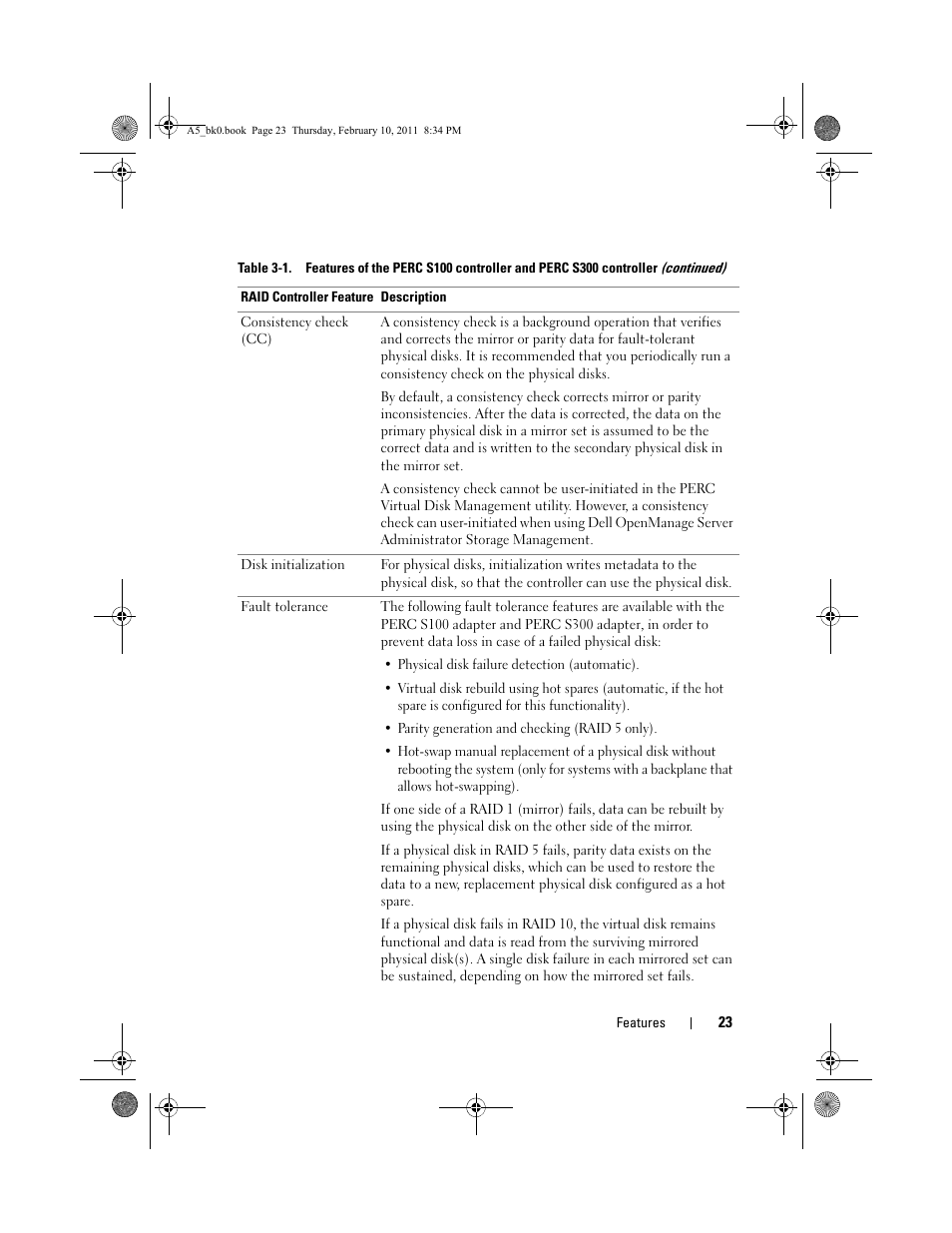 Dell PowerEdge RAID Controller S300 User Manual | Page 23 / 110