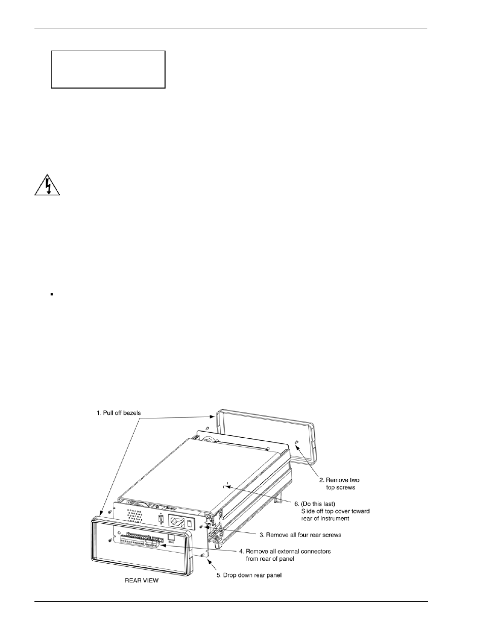4 part replacement, 1 removing the top cover | Bacharach H25-IR User Manual | Page 52 / 69