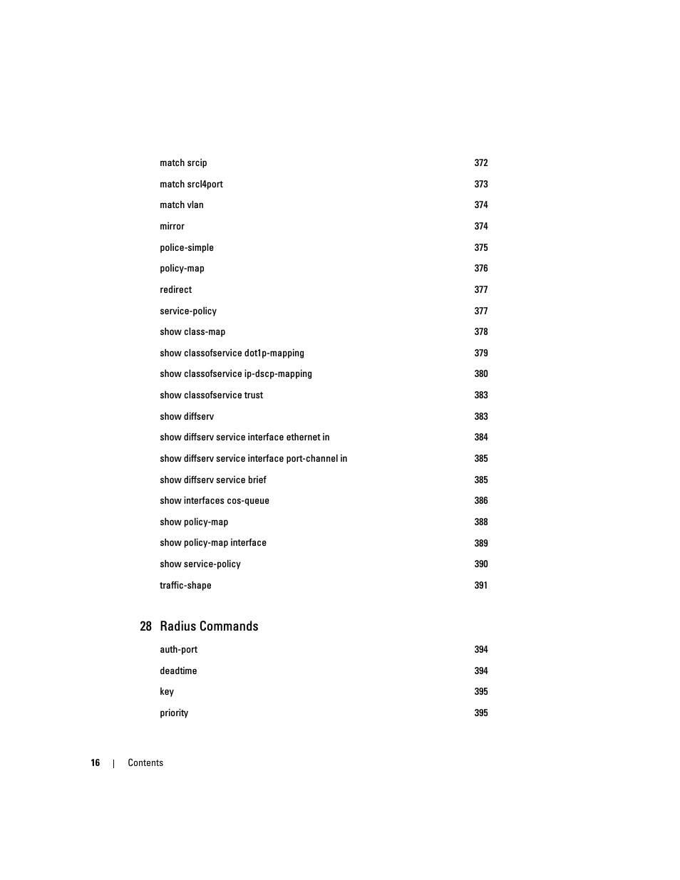 28 radius commands | Dell POWEREDGE M905 User Manual | Page 18 / 808