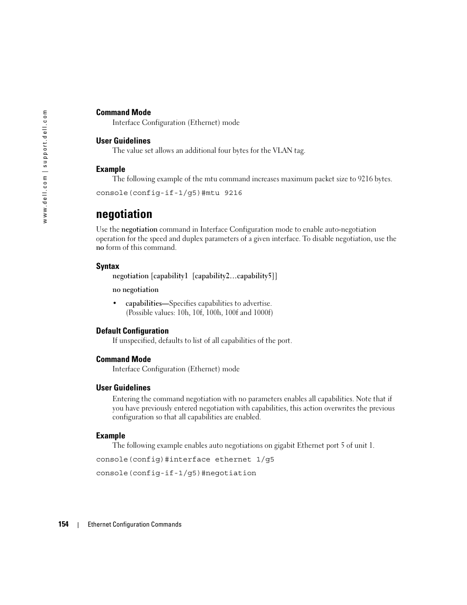 Negotiation | Dell POWEREDGE M905 User Manual | Page 186 / 808