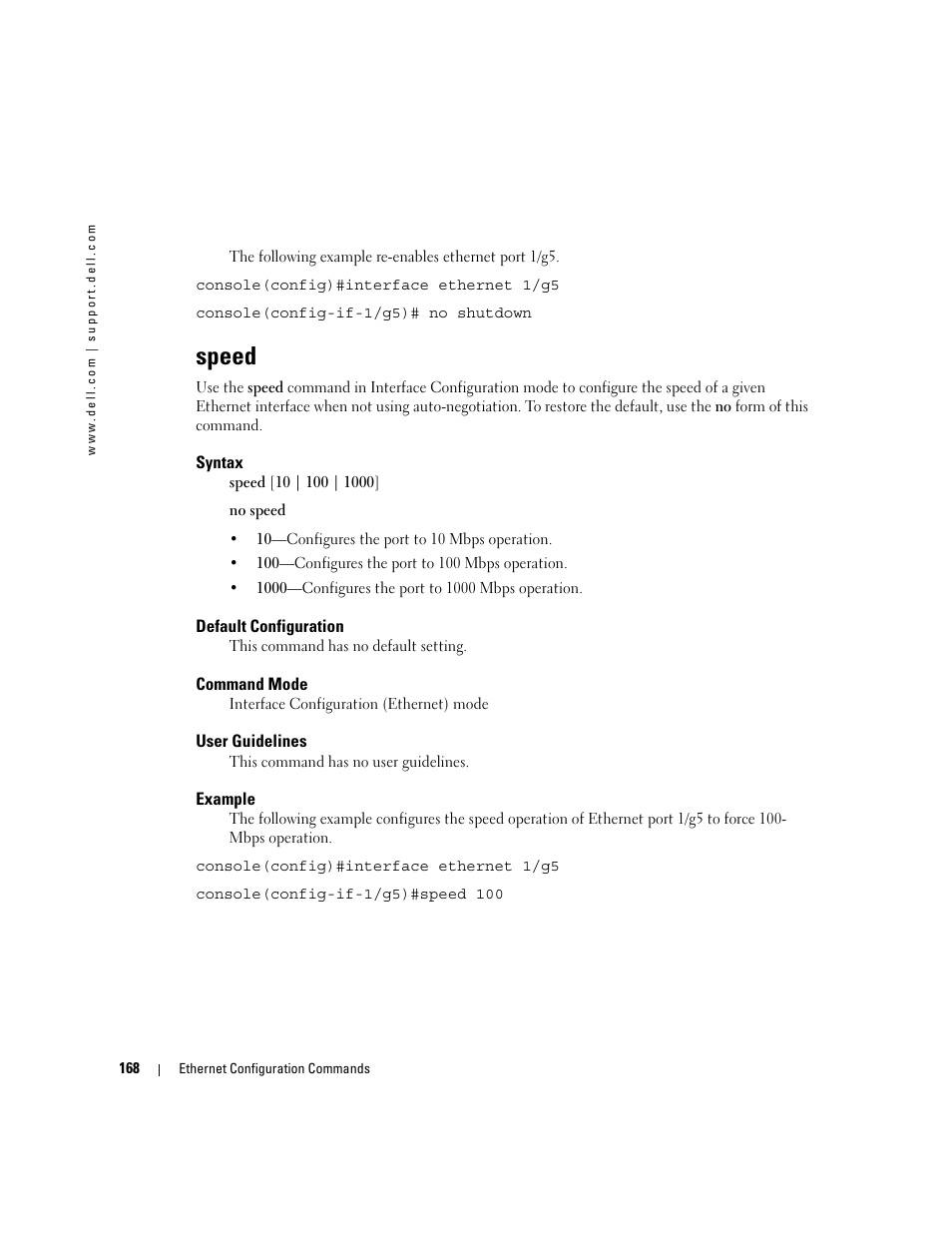 Speed | Dell POWEREDGE M905 User Manual | Page 200 / 808