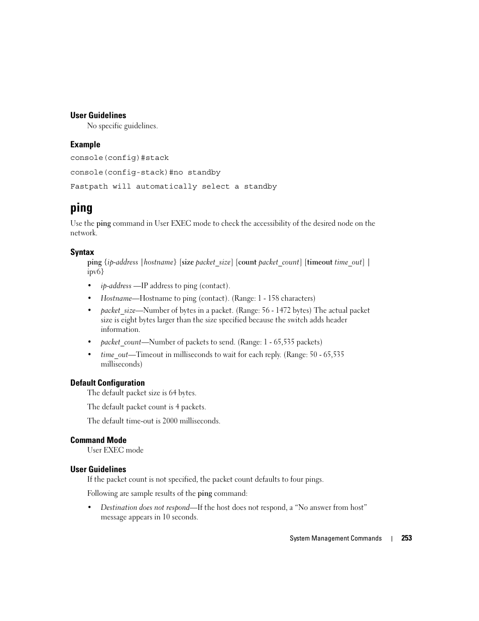 Ping | Dell POWEREDGE M905 User Manual | Page 275 / 808