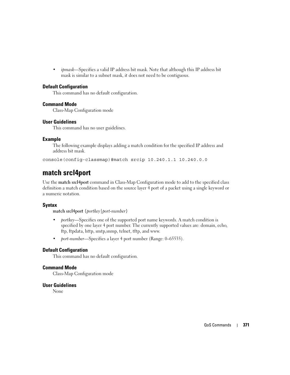 Match srcl4port | Dell POWEREDGE M905 User Manual | Page 383 / 808