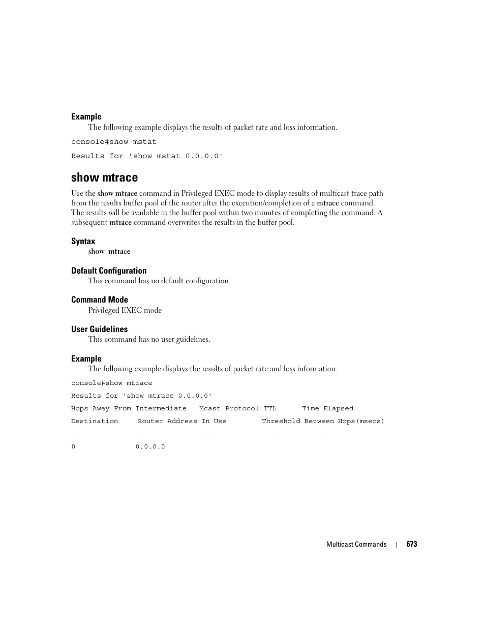 Show mtrace | Dell POWEREDGE M905 User Manual | Page 667 / 808