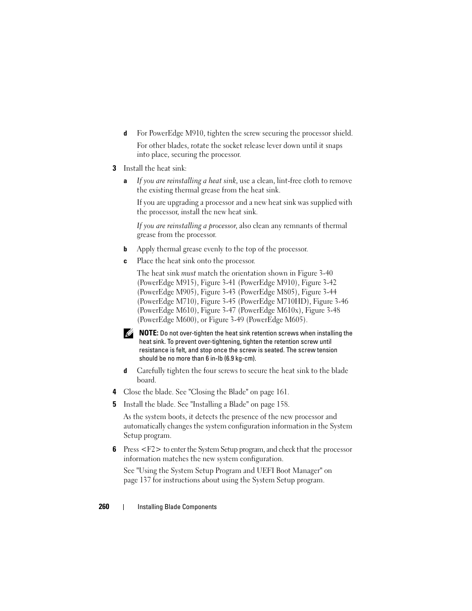 Dell POWEREDGE M915 User Manual | Page 260 / 368