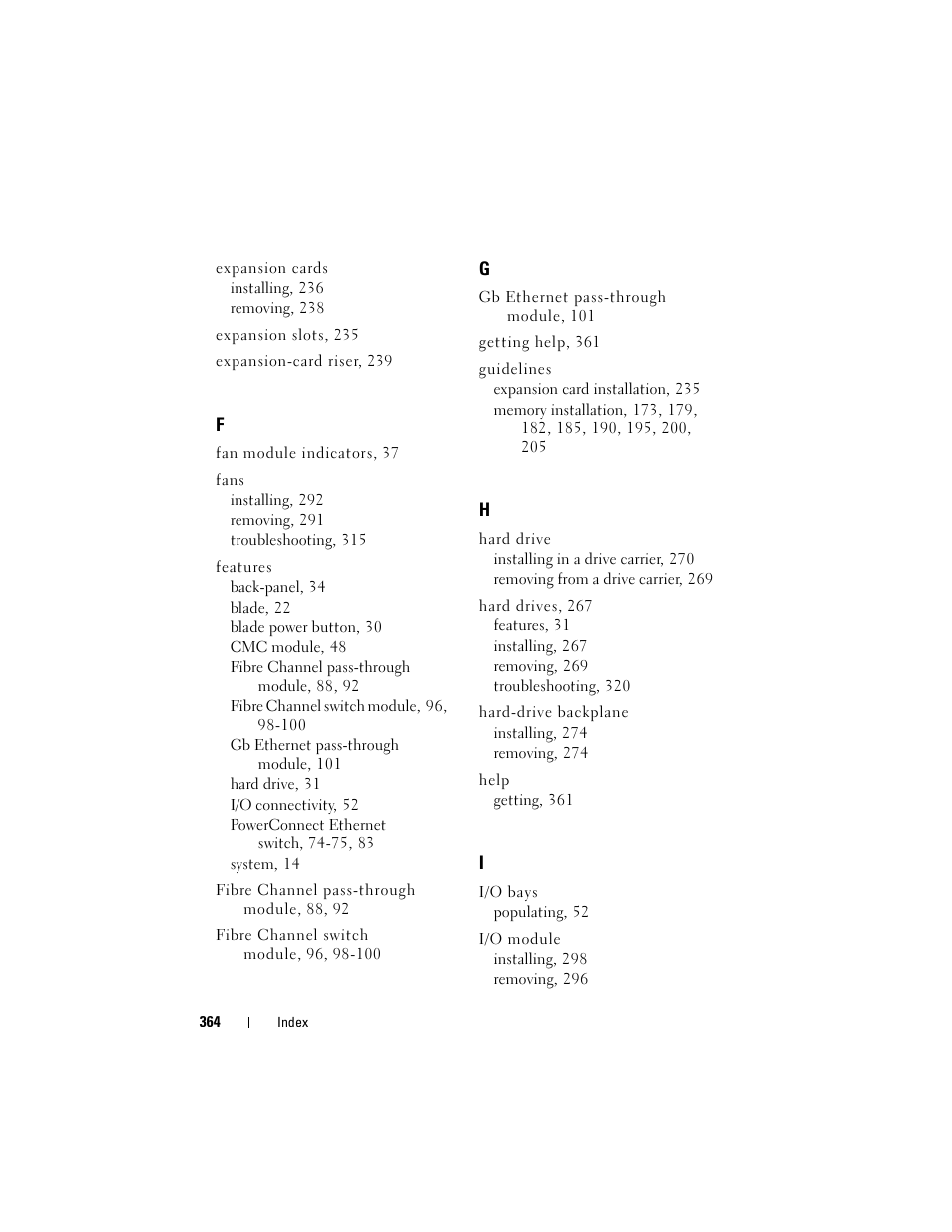 Dell POWEREDGE M915 User Manual | Page 364 / 368