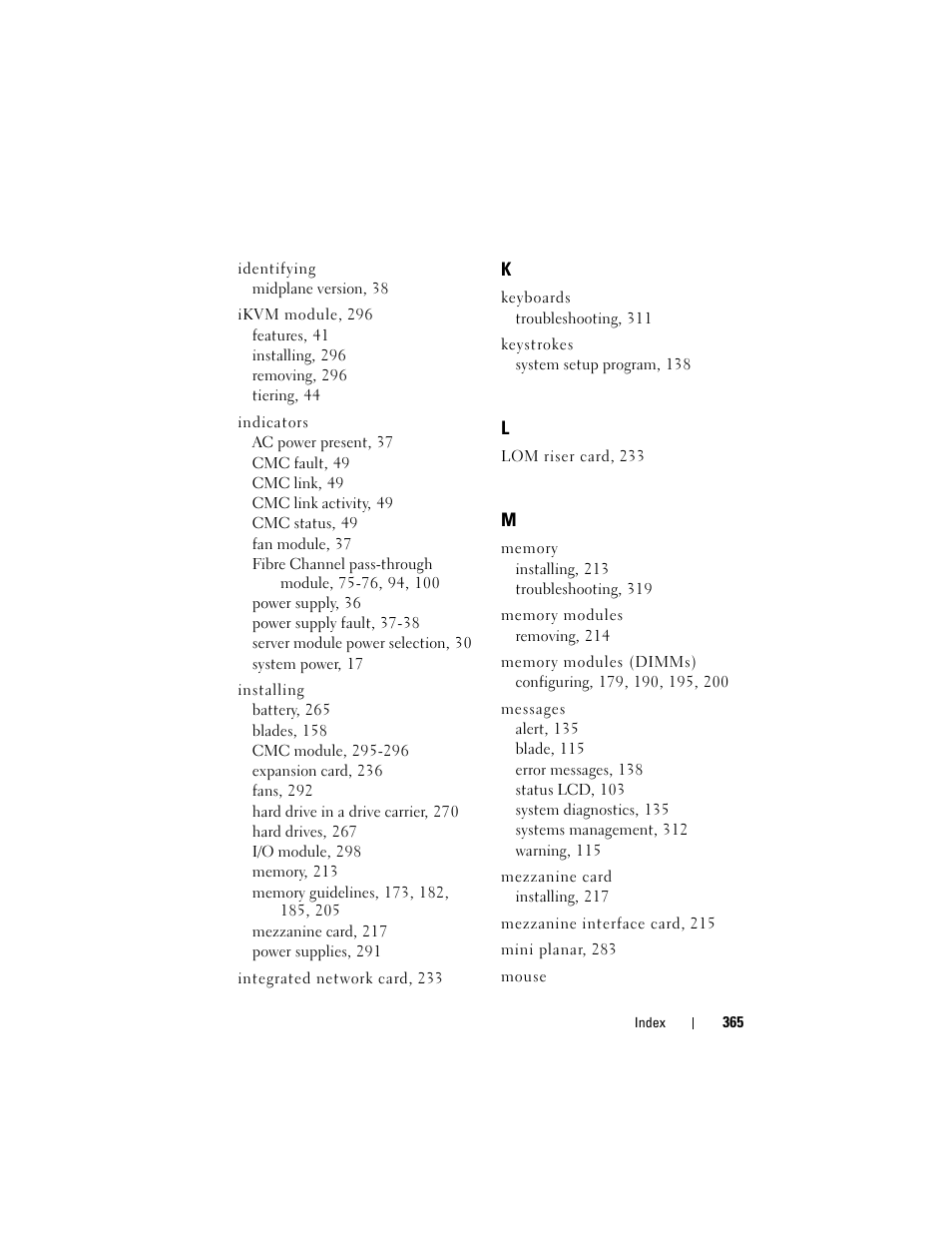 Dell POWEREDGE M915 User Manual | Page 365 / 368
