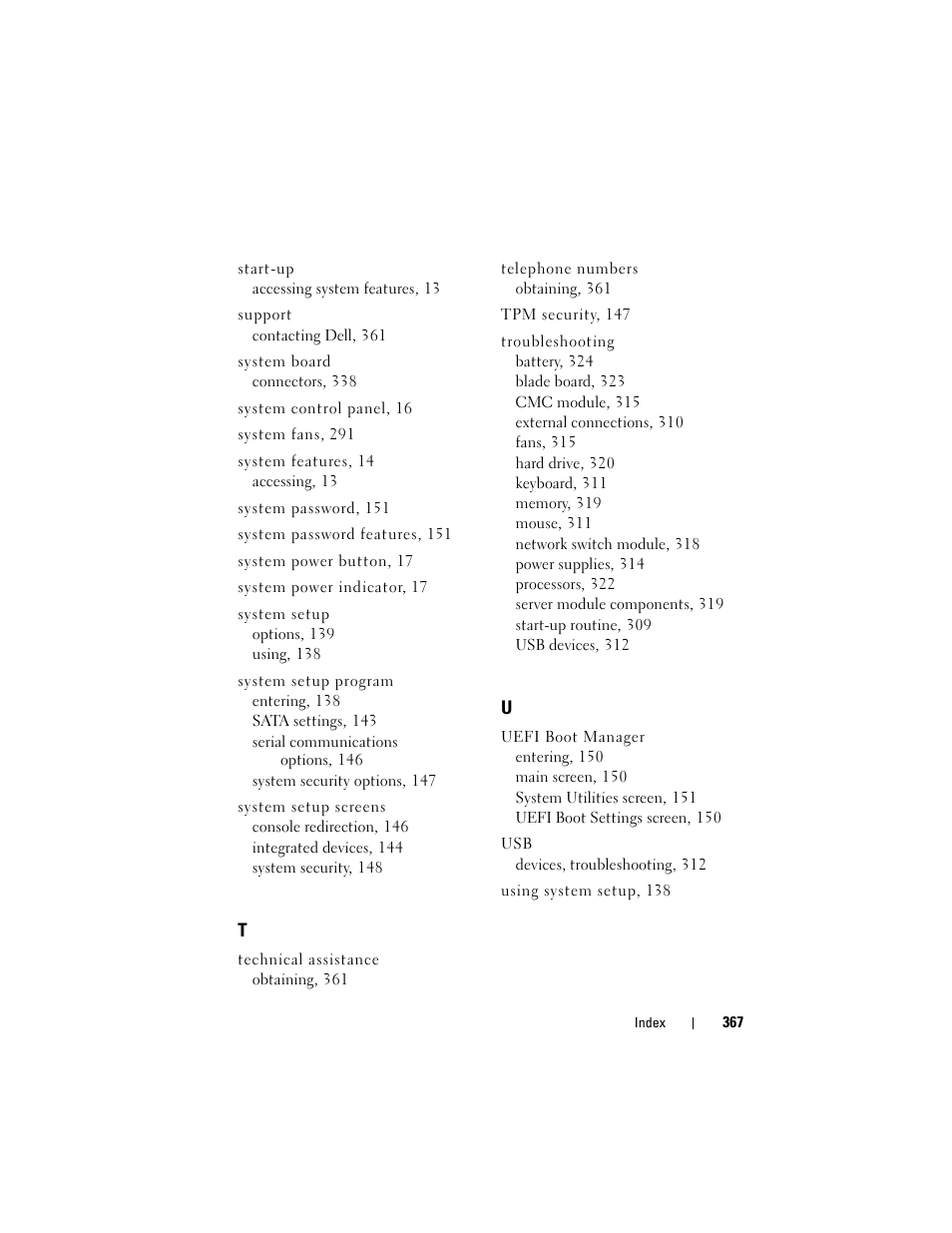Dell POWEREDGE M915 User Manual | Page 367 / 368