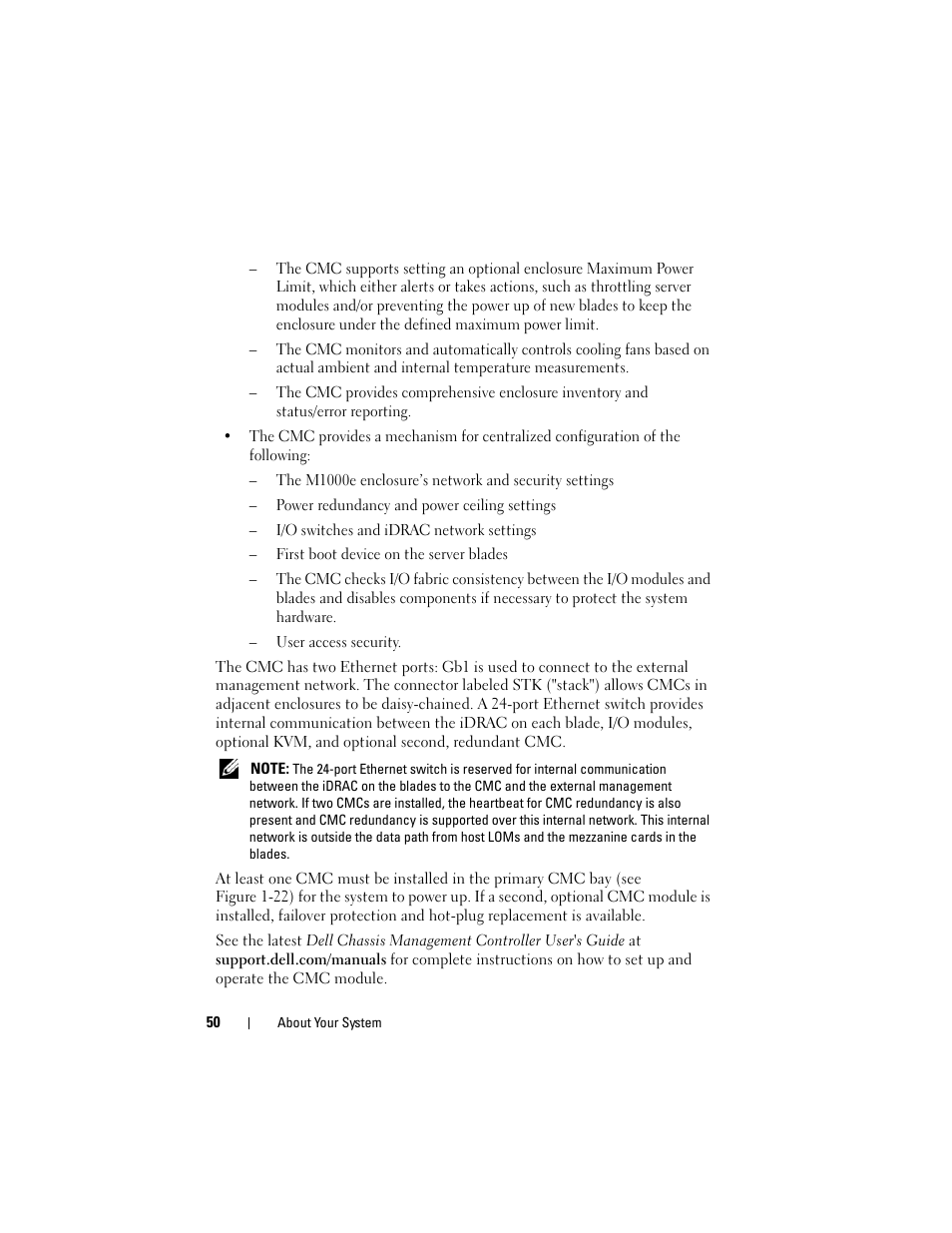 Dell POWEREDGE M915 User Manual | Page 50 / 368
